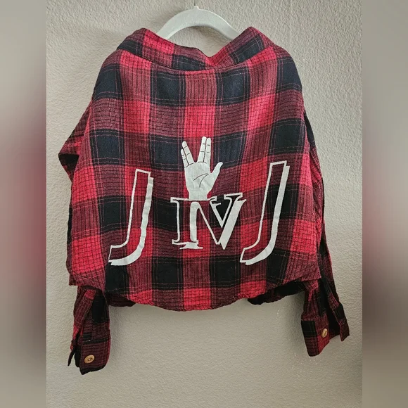 Kids Checked Fake Two Plaid Shirt Pants unisex JFORJUNIOR - Picture 3 of 14